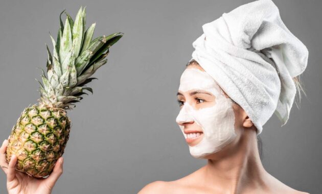 6 pineapple face masks for glowing skin