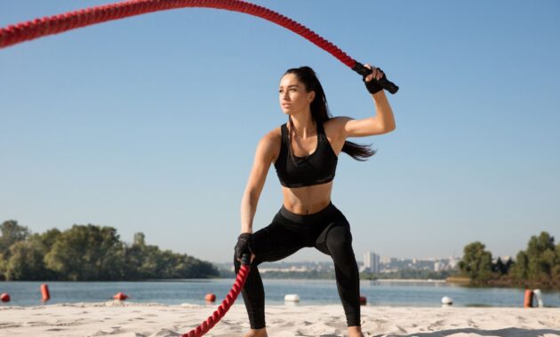 7 battle rope exercises for beginners