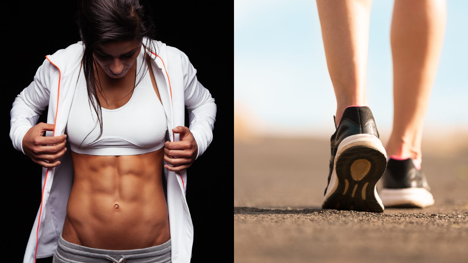 7 ways to tone abs while walking