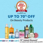 Amazon Sale 2025: Get up to 70% off on skincare and hair care