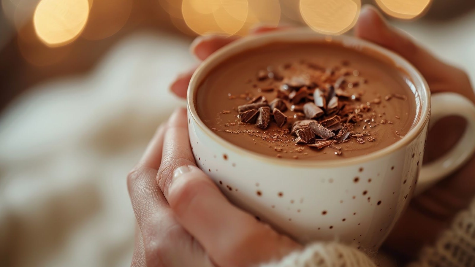 Try this delicious vegan hot chocolate recipe to stay warm