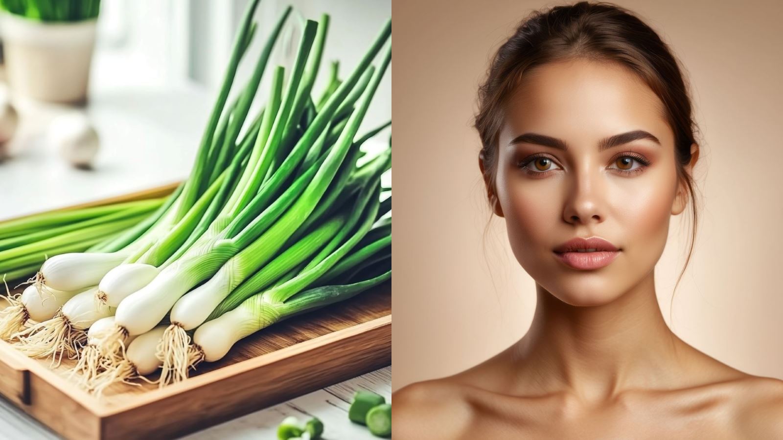 Spring onions can help give your skin a healthy glow