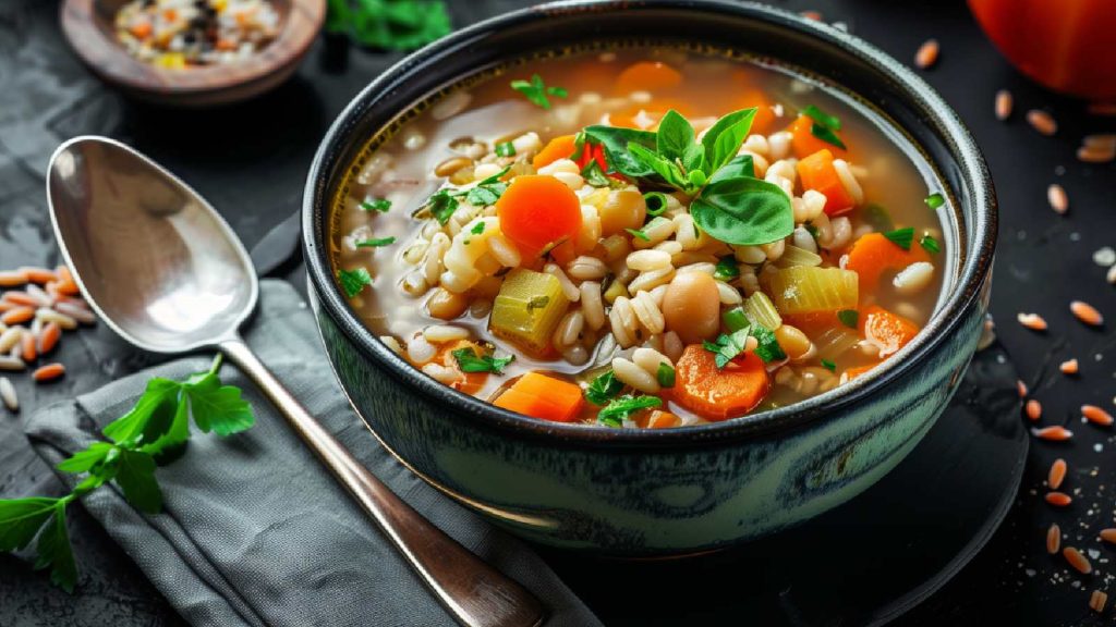 Vegetable barley soup: Benefits and recipe