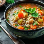 Vegetable barley soup: Benefits and recipe